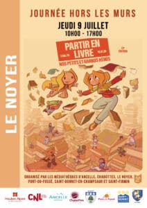 affichepartirenlivre20262FLeNoyer 212x300 - Partir en livre : une journée d'animations avec tes héros ou héroines