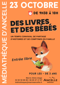 DeslivresetdesbC3A9bC3A9s Ancelle 212x300 - Des livres et des bébés
