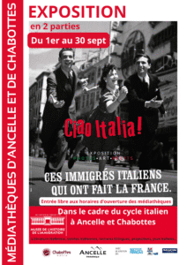 Exposition22CiaoItalia3ACesimmigrC3A9sitaliensquiontfaitlaFrance22 Ancelle 212x300 - Exposition - Ciao Italia